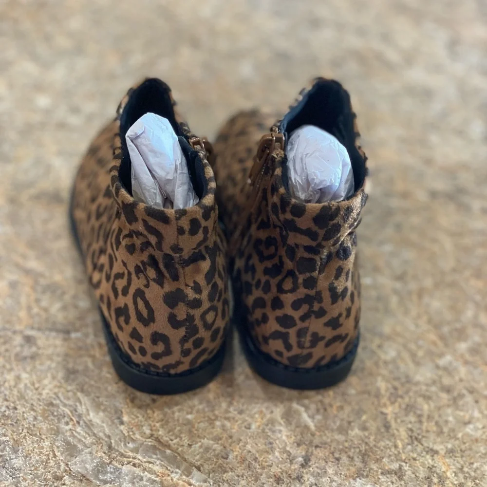 New Leopard Suede Boots